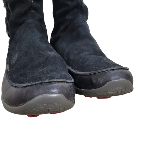 The North Face Black Jozie Faux Fur Lined Winter Boots Size 10 - Picture 6 of 10